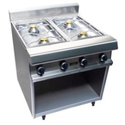 Capic ARMEN AM2 – Fourneau gaz 4 feux inox 24 kW pro