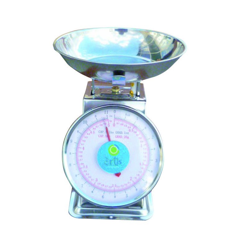 Balance mécanique ressort 5kg/10g - 258x325x180mm