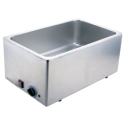 Bain-marie inox 18/10 24L sans robinet professionnel