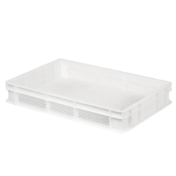 Caisse ajourée fine 18 L 600x400x100 PEHD - G189521