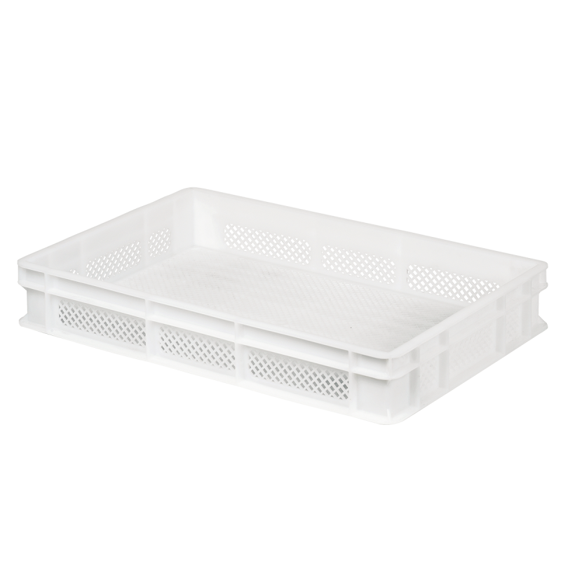 Caisse finement ajourée 18 L - 600x400x100 mm - PEHD