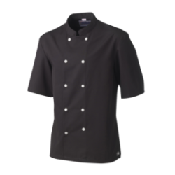 Veste homme manches courtes noire T2 - Blake