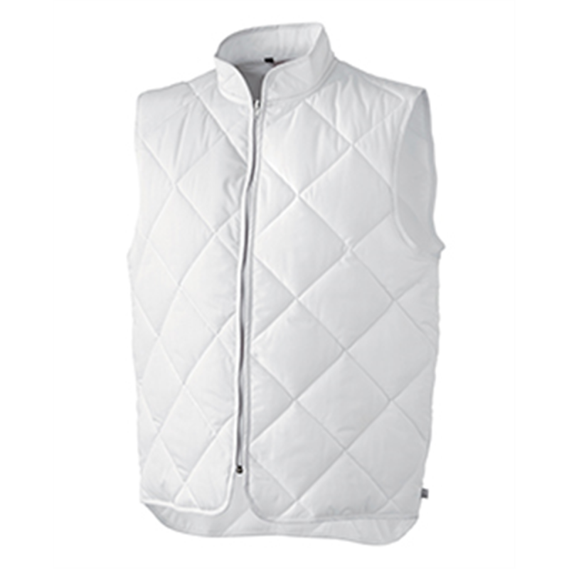 Sur-veste mixte sans manches blanche XXL - Ulisse