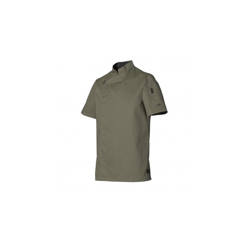 Veste homme manches courtes olive T5 - Shade