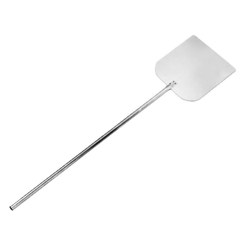 Pelle carrée 31x31 cm - Totale 1,28 m - Tout inox