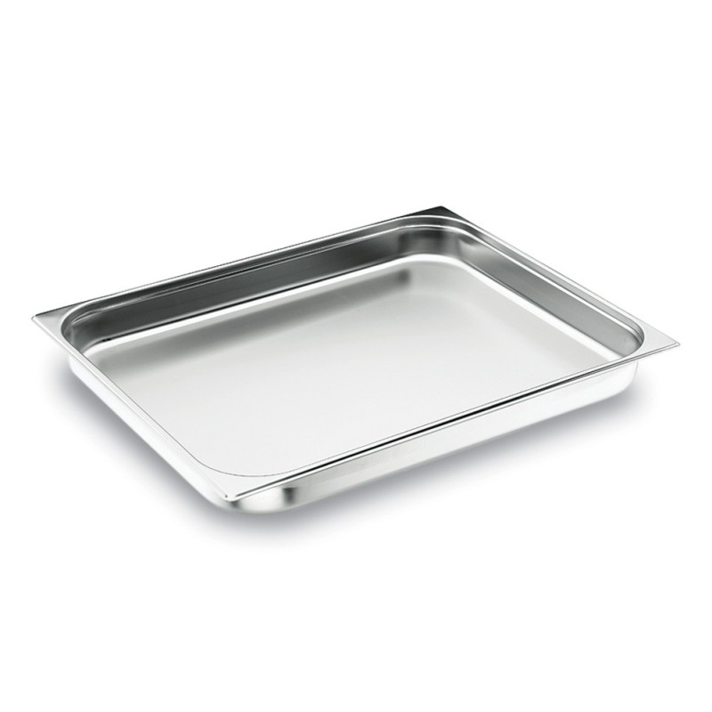 Bac GN2/1 - Plein - Hauteur 200 mm - Inox 18/0