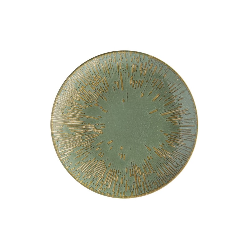 Assiette plate - Porcelaine Ø 21 cm - Sage - Snell