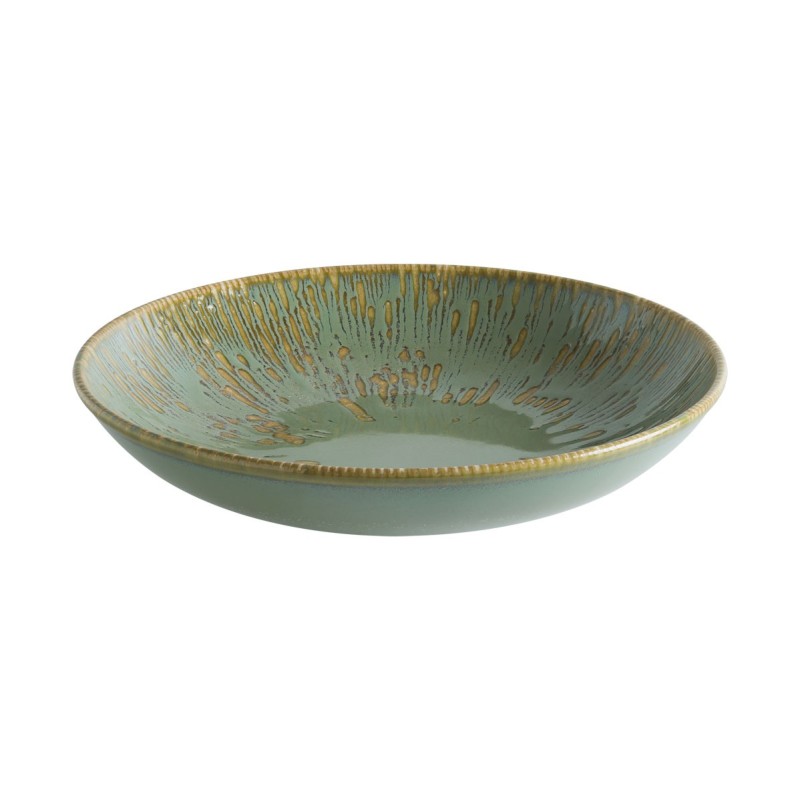 Assiette calotte - Porcelaine Ø 23cm - Sage - Snell