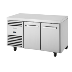 Comptoir réfrigéré inox 0,5/+3,3°C 2 portes 1411