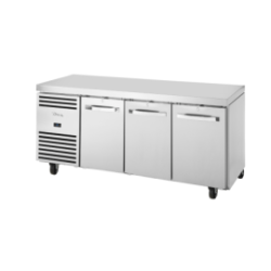 Comptoir réfrigéré inox 0,5/+3,3°C 3 portes 1865