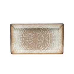 Assiette rectangulaire - Grès 29x17,5cm-Crête