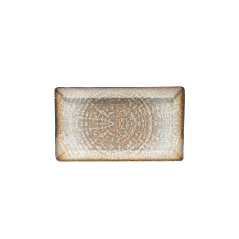 Assiette rectangulaire - Grès 29x17,5cm-Crête
