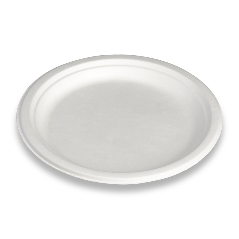 Assiette en fibre de canne Ø 23 cm