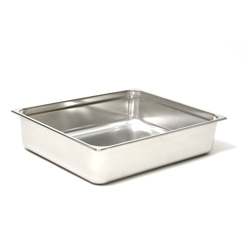 Bac GN2/1 - Plein - Hauteur 150 mm - Inox 18/10