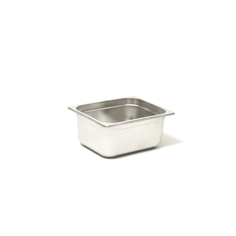 Bac GN1/2 - Plein - Hauteur 40 mm - Inox 18/10