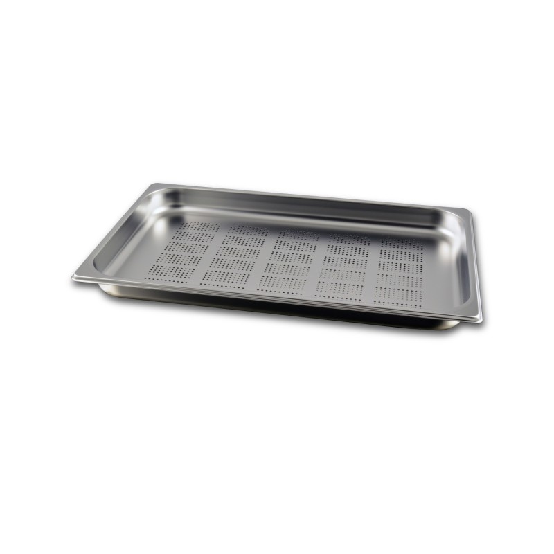 Bac GN1/1 - Perforé - Hauteur 40 mm - Inox 18/10