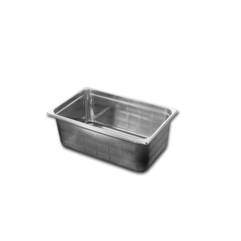 Bac GN1/1 - Perforé - Hauteur 200 mm - Inox 18/10