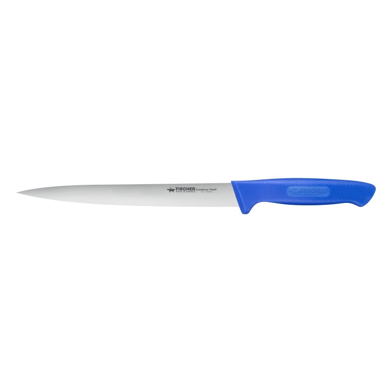 FILET DE SOLE 20 CM / MANCHE PLASTIQUE BLEU
