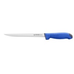 COUTEAU A FILET ACIER SUEDOIS - 20 / CM - MANCHE BI-MATIERE BLEU - LA