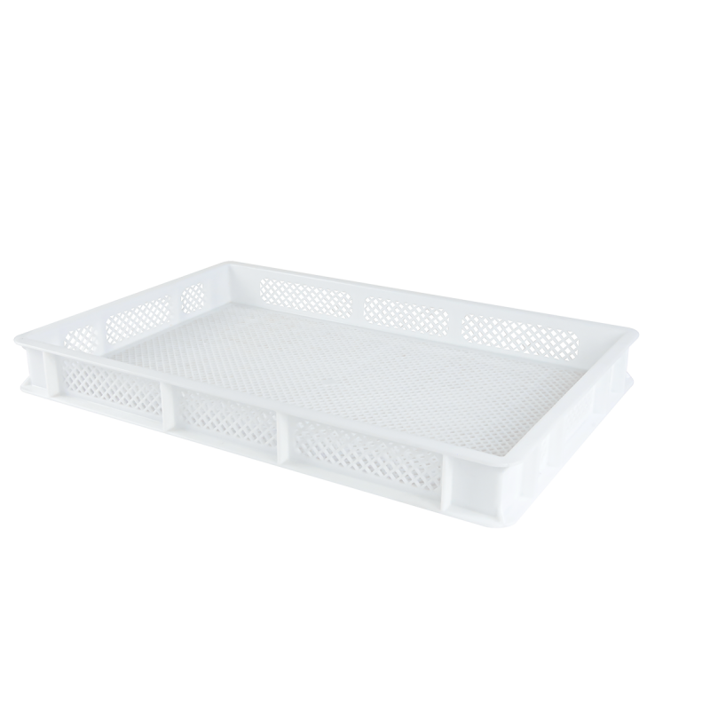 Caisse finement ajourée 12 L - 600x400x70 mm - PEHD