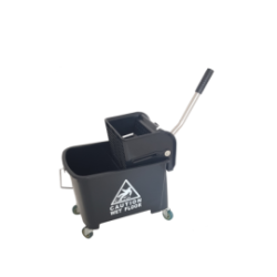 Chariot double seau + presse - 28x71x60 cm