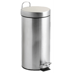 POUBELLE PEDALE METAL 30L INOX / JUSQU A EPUIS PUIS MABEL MB30A