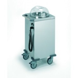 Chariot chauffant assiettes 1 pile 60 - niveau constant 0-90°C