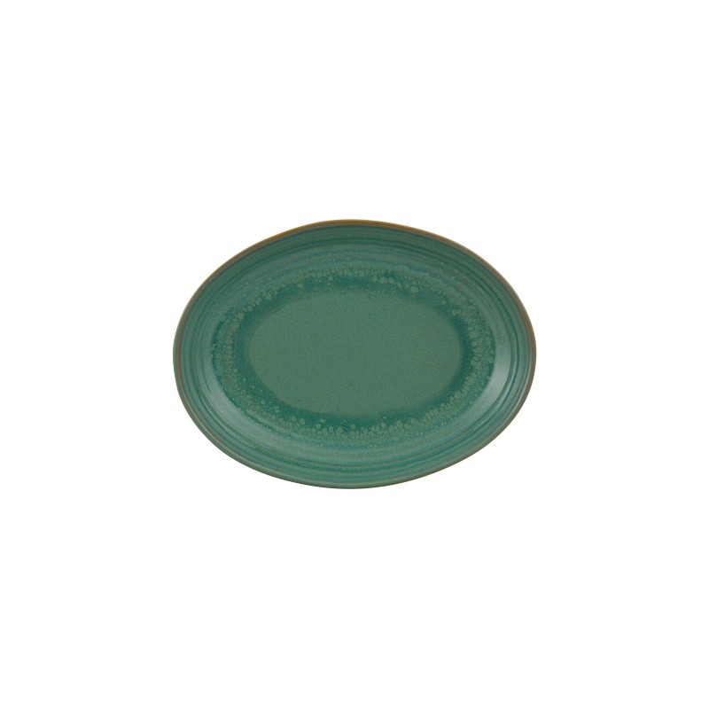 Assiette oblong - Grès Ø 27x20x4,5 cm - Gemstone