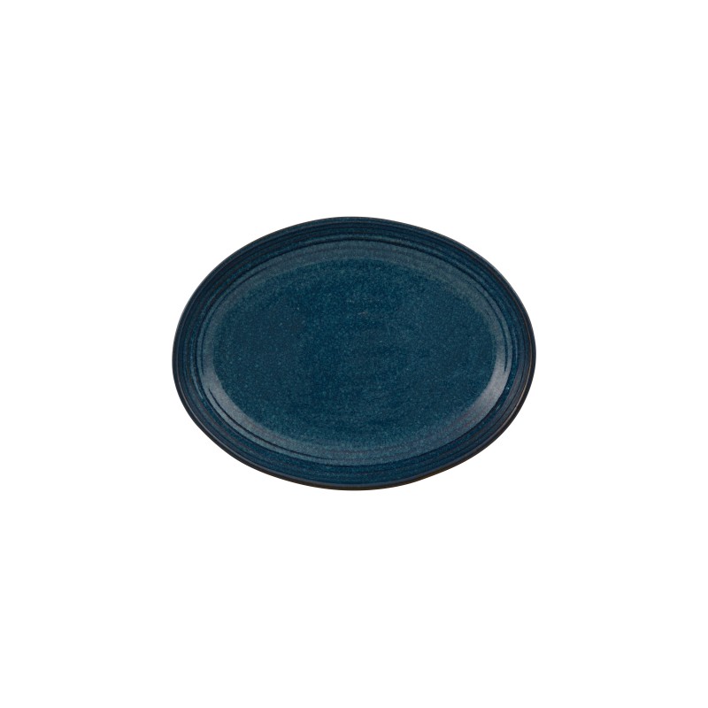 Assiette oblong - Grès Ø 27x20x4,5 cm - Gemstone