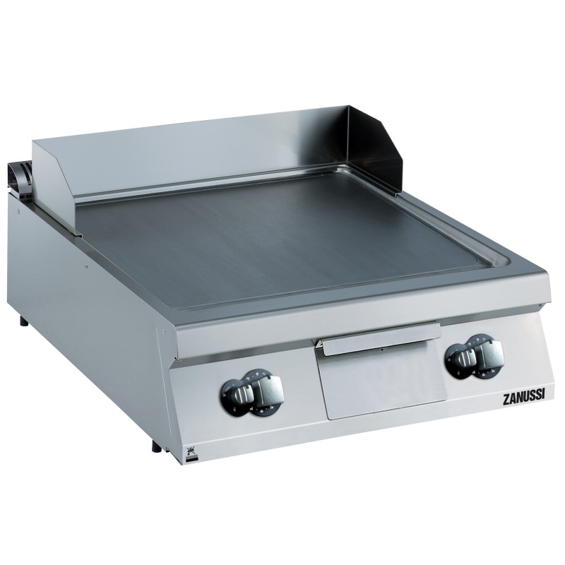 Fry top - Gaz - 800x900x266 mm - Plaque lisse droite