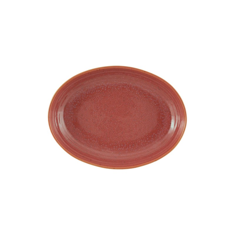 Assiette oblong - Grès Ø 27x20x4,5 cm - Gemstone