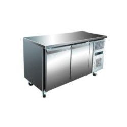 Table réfrigérée inox 2 portes GN1/1 -2/+8°C 314 L