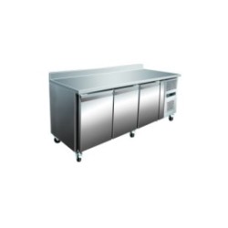 Table réfrigérée adossée 3 portes 465 L +2/+8°C GN1/1