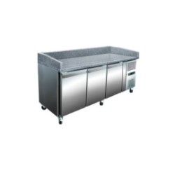 Meuble à pizza 3 portes 635 L +2/+8°C - Plan marbre