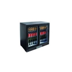 Arrière de bar 2 portes vitrées 254 L +2/+8°C