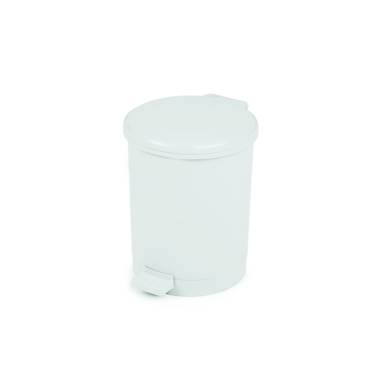 Poubelle à pédale 12 L ø34x27 cm - Plastique