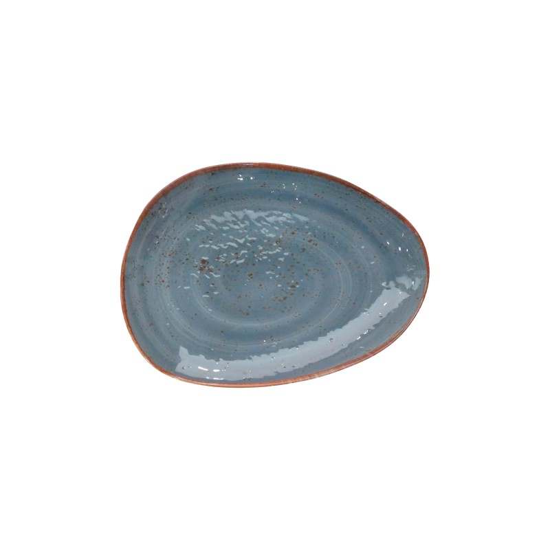 Assiette ovale -Mélamine 32,36x26 cm- Salsa