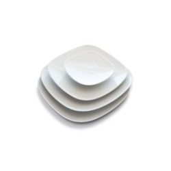 Assiette - Porcelaine 26x26 cm - Danubio