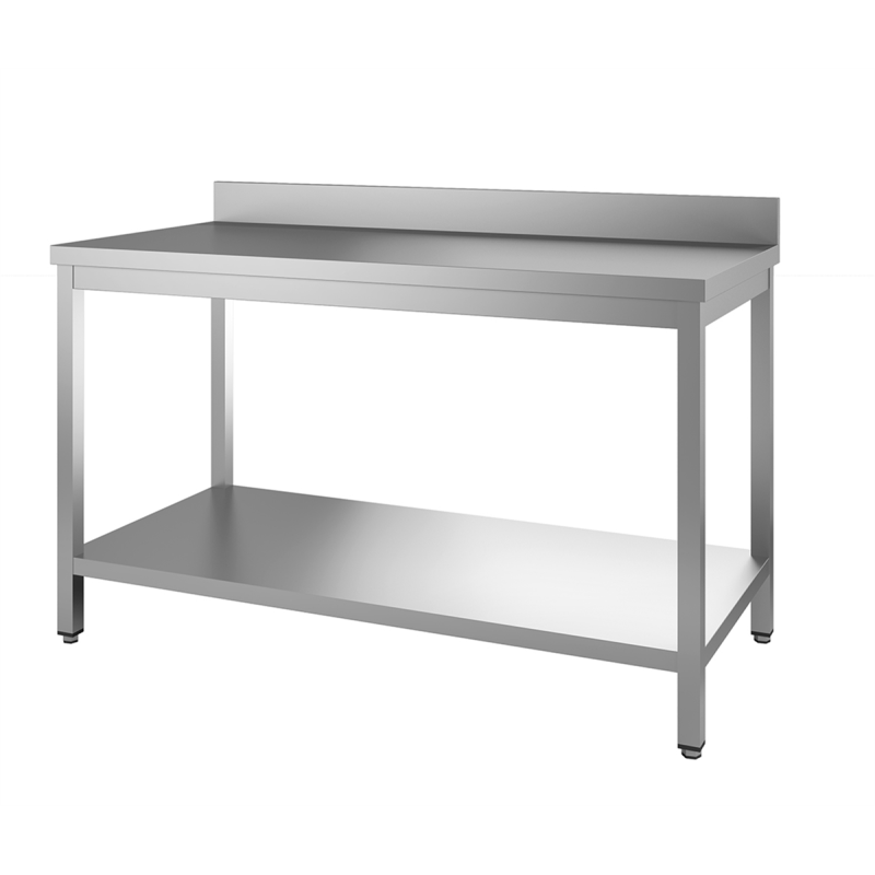 Table adossée étagère - 1600x700x850/900mm