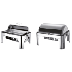 Chafing dish GN 1/1 roll-top inox 670x460x440
