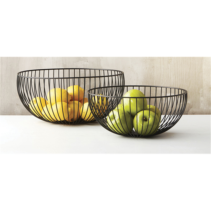 Corbeille à fruits ø30x13 cm - Noir