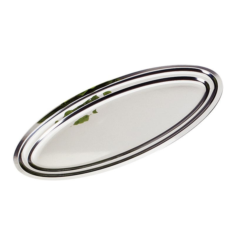 Plat à poisson - Inox 60x27 cm - UNI