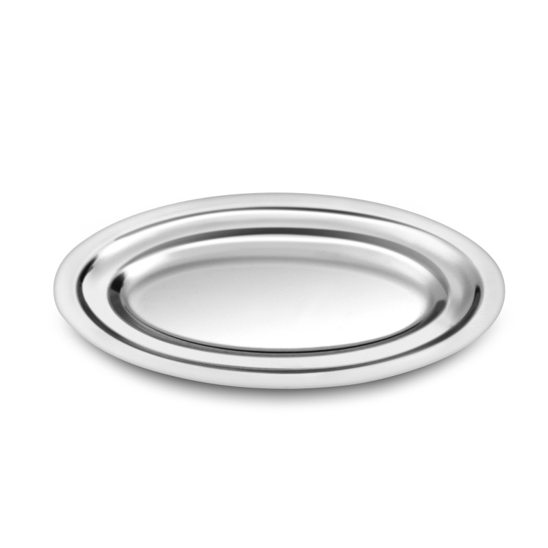 Plat oval - Inox 34x22 cm - UNI