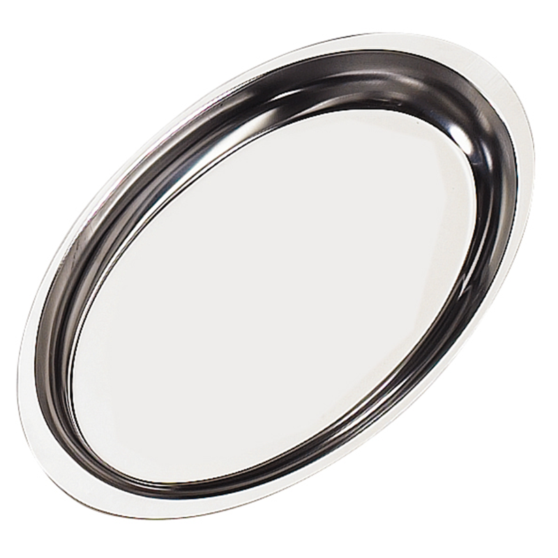 Plat à gratin oval - Inox 25x15,5 cm - UNI