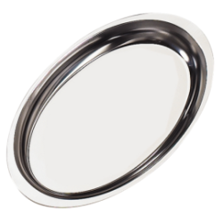 Plat à gratin oval - Inox 30,5x18,5 cm - UNI