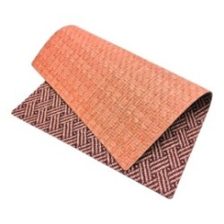 Set de table - Osier 33x43 cm - Camel vanille/camel