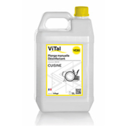 Détergent/désinfectant plonge manuelle-Bouteille 1 L