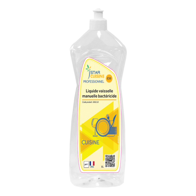 Détergent désinfectant plonge - Bouteille 1 L