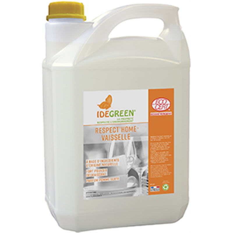 Liquide lavage plonge manuelle - Bidon 5 L-IdeGreen