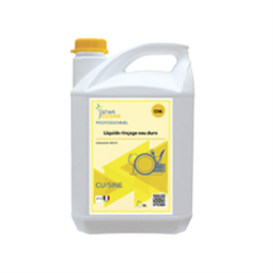 Liquide rinçage machine - Eau dure - Bidon de 5 L